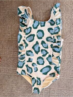 EUC Pink Chicken Girls swimsuit size 14